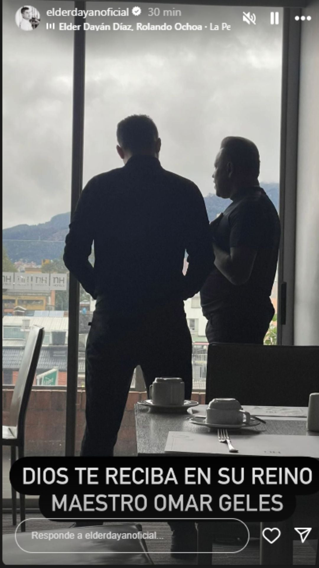 Elder Dayan ante la muerte de Omar Geles