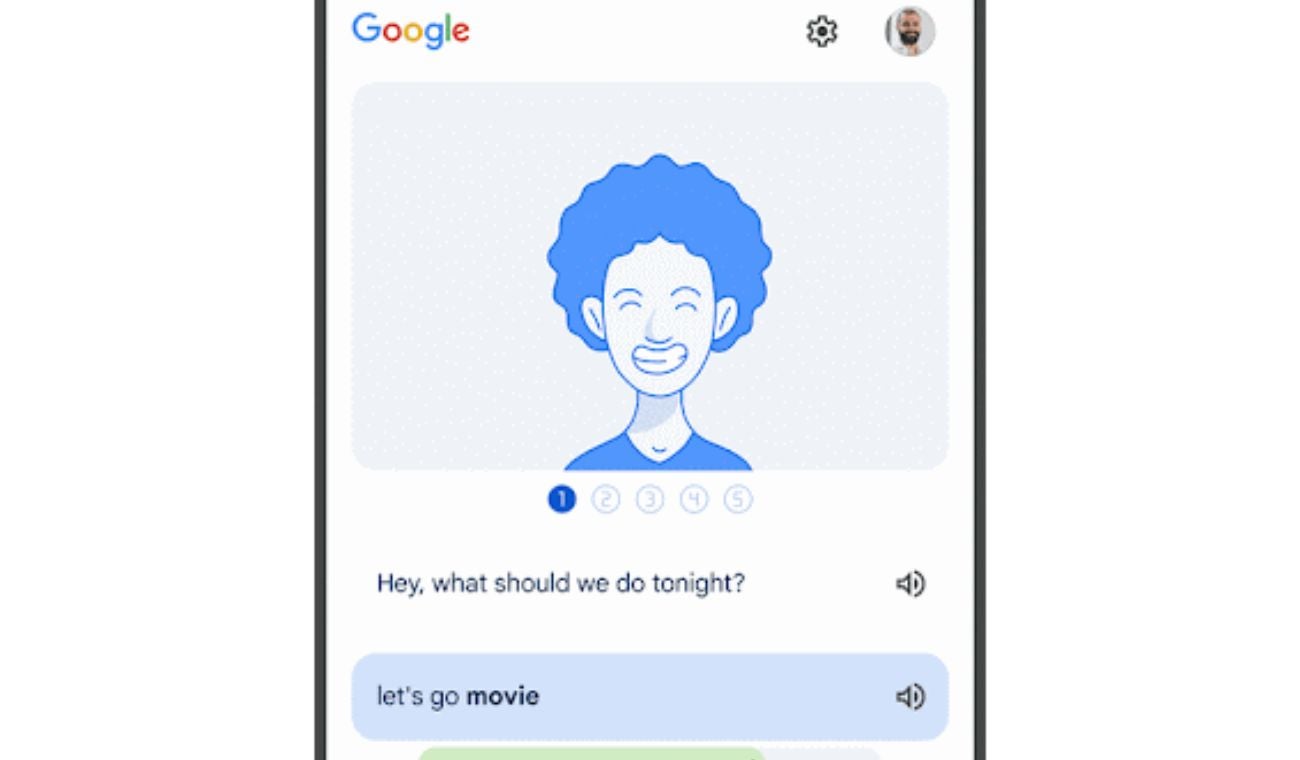 Speaking practice de Google
