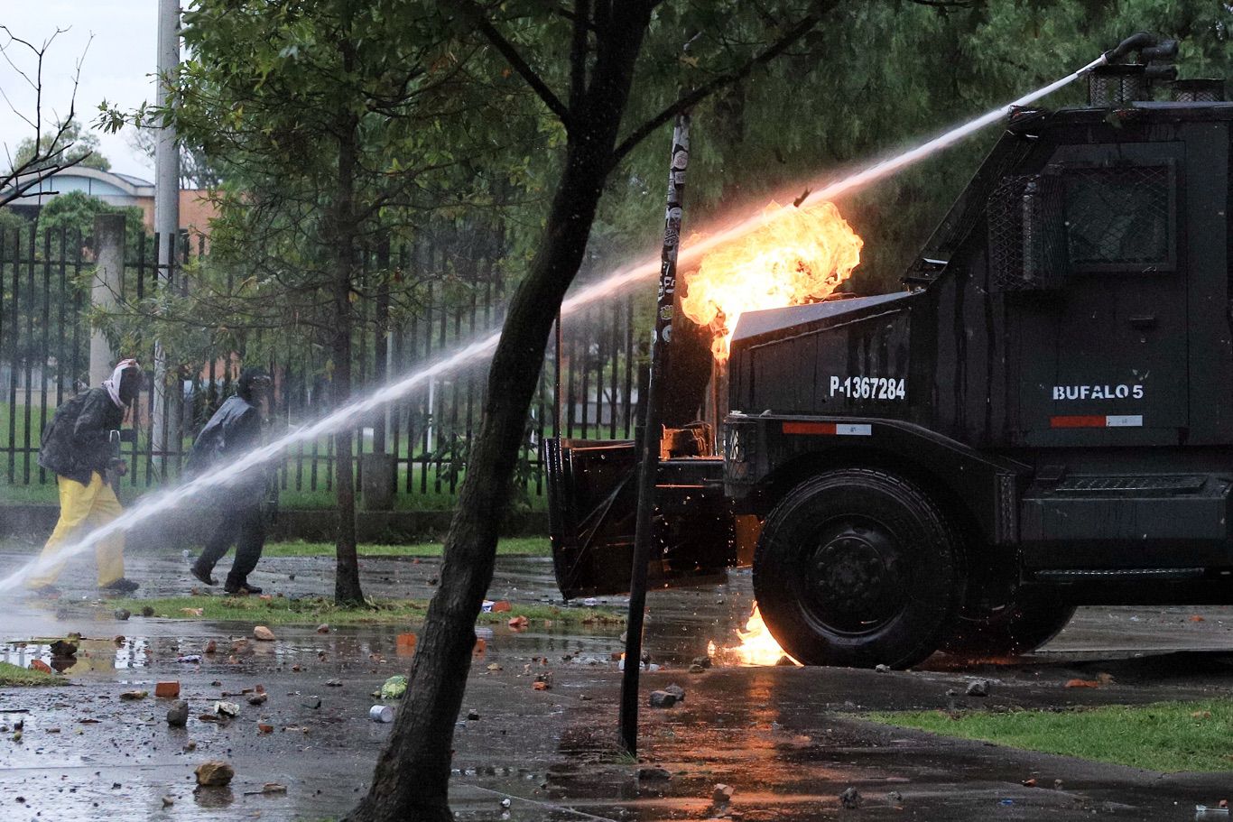 Disturbios en la Universidad Nacional
