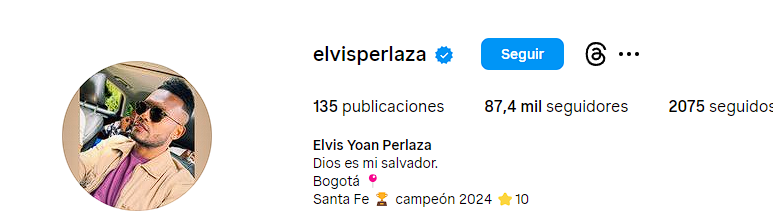 Elvis Perlaza y su mensaje antes de jugarse la final Santa Fe vs Bucaramanga
