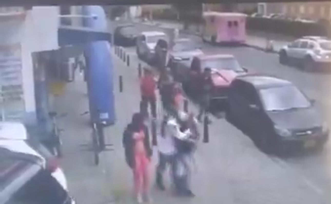 Ataque con cuchillo en Bogotá