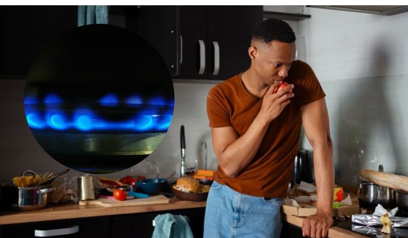 persona preocupada por gas natural