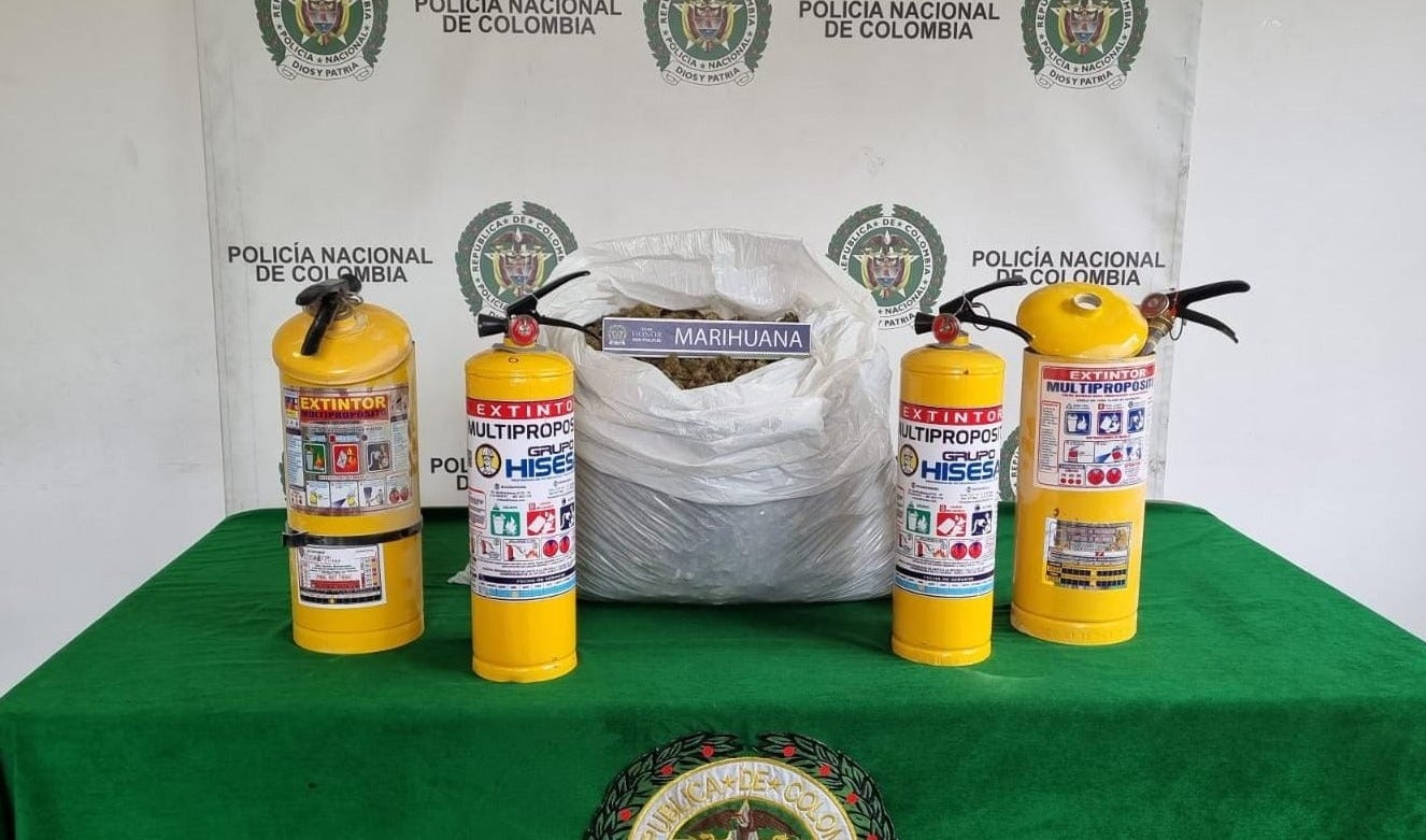Extintores con marihuana en el Dorado l Jun 2024