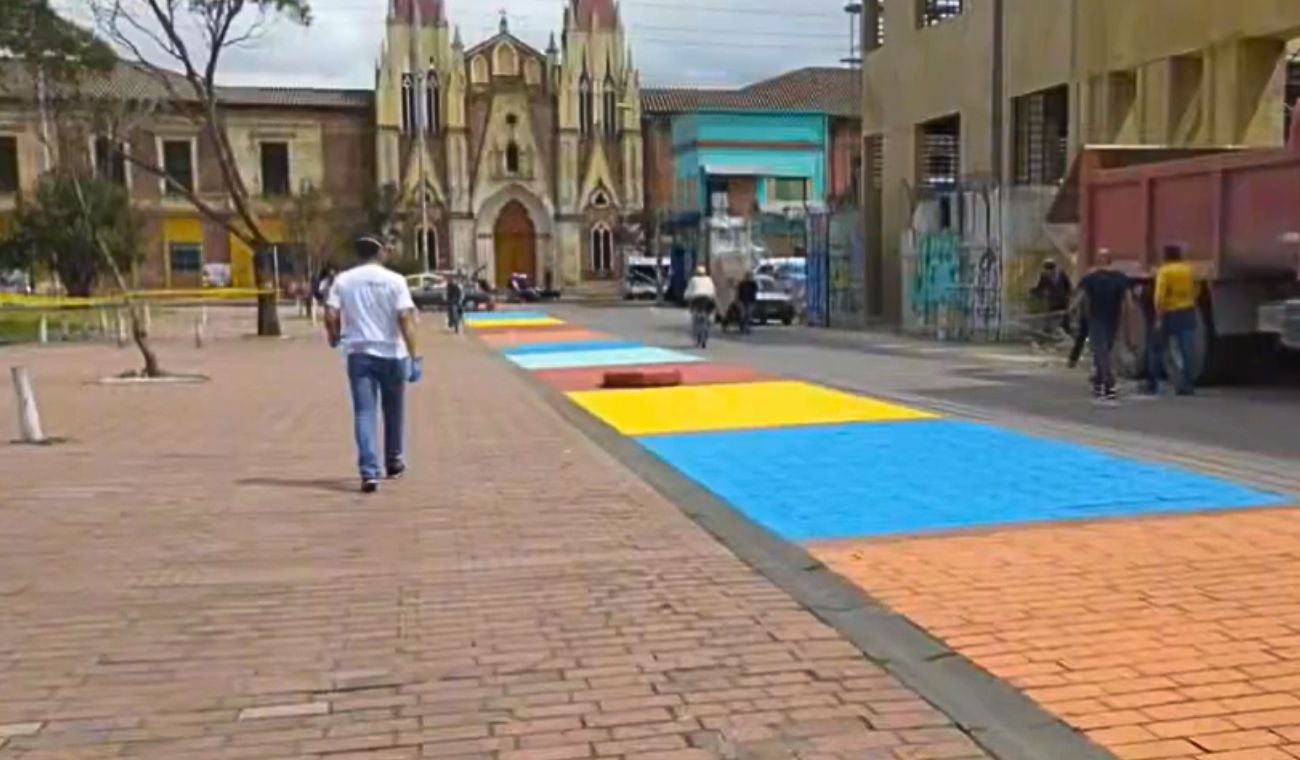 Renovación de lugar histórico en Bogotá: Plaza España