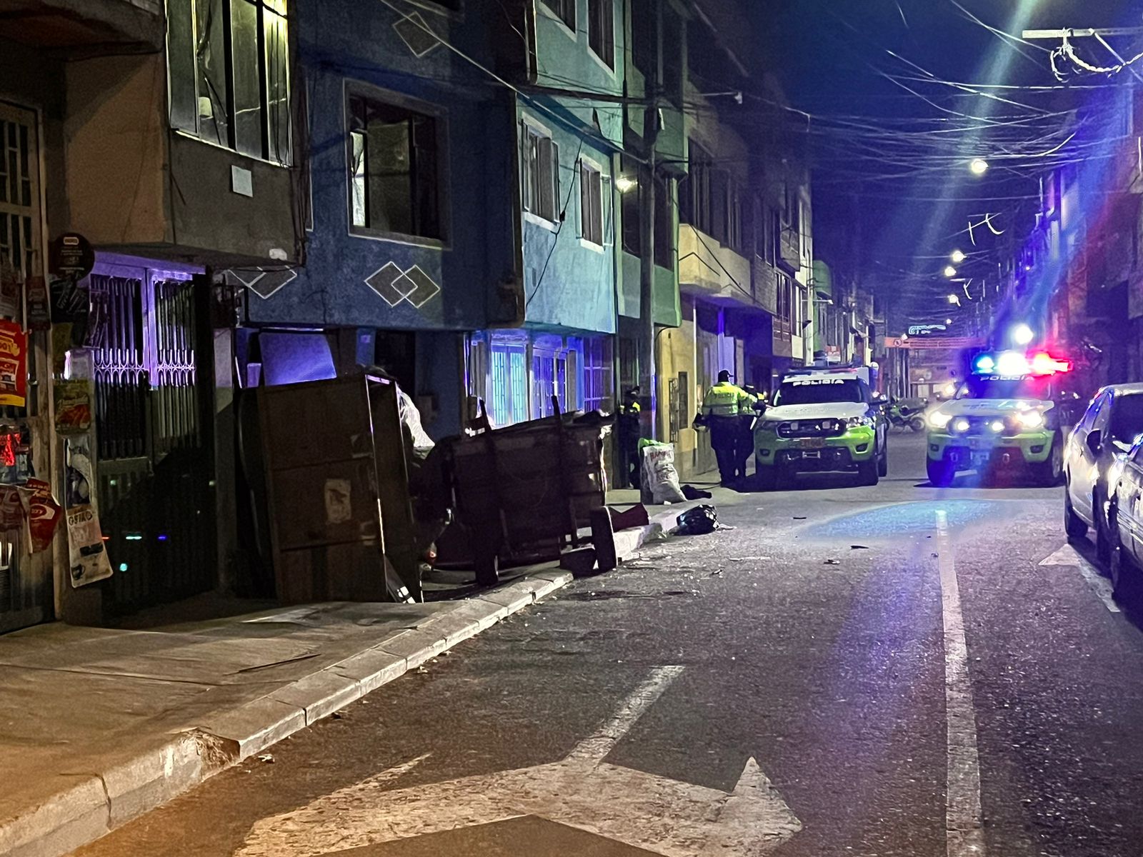 Explosión de petardos en Kennedy