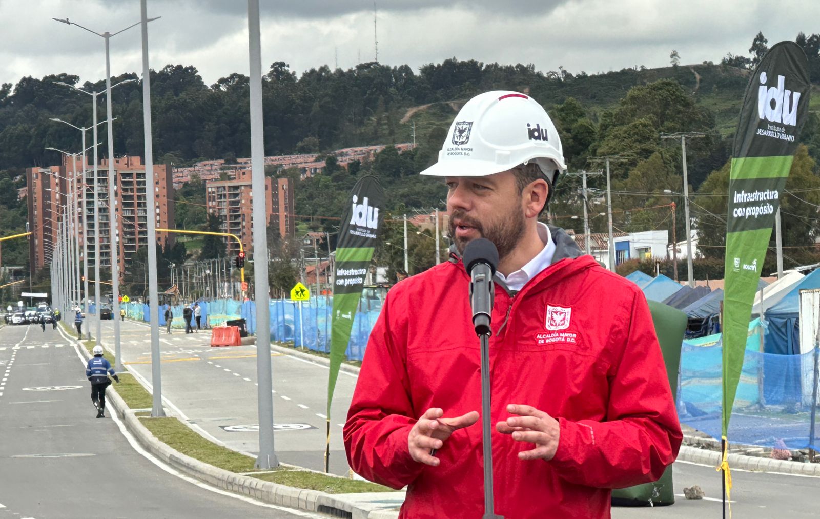 Carlos Fernando Galán obras l Bogotá l Jul 2024