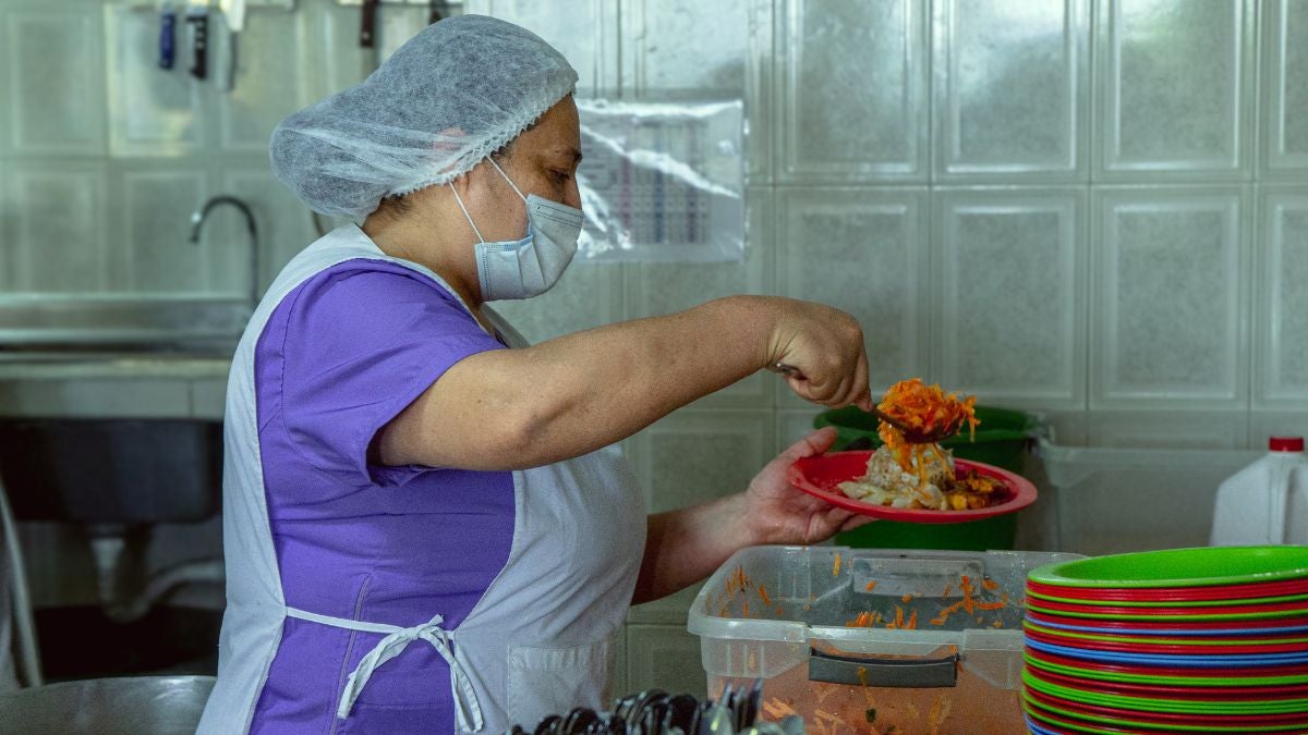 Patricia Moreno, Cocinera Jefe del Comedor Comunitario Pardo Rubio