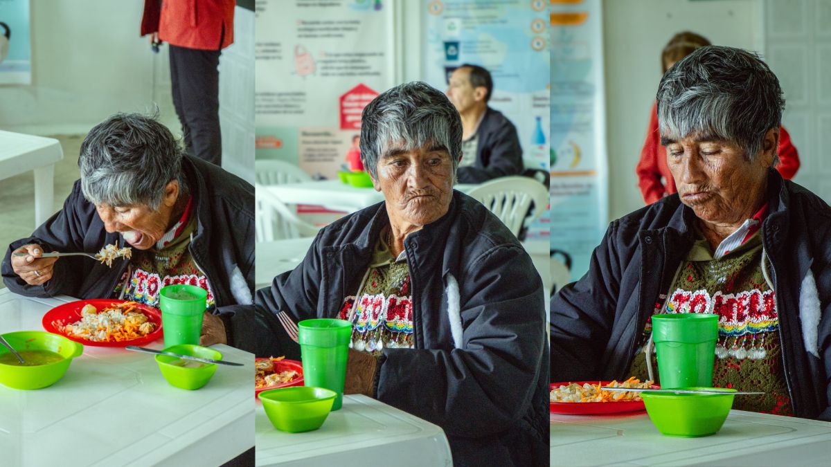 Comensal del Comedor Comunitario Pardo Rubio
