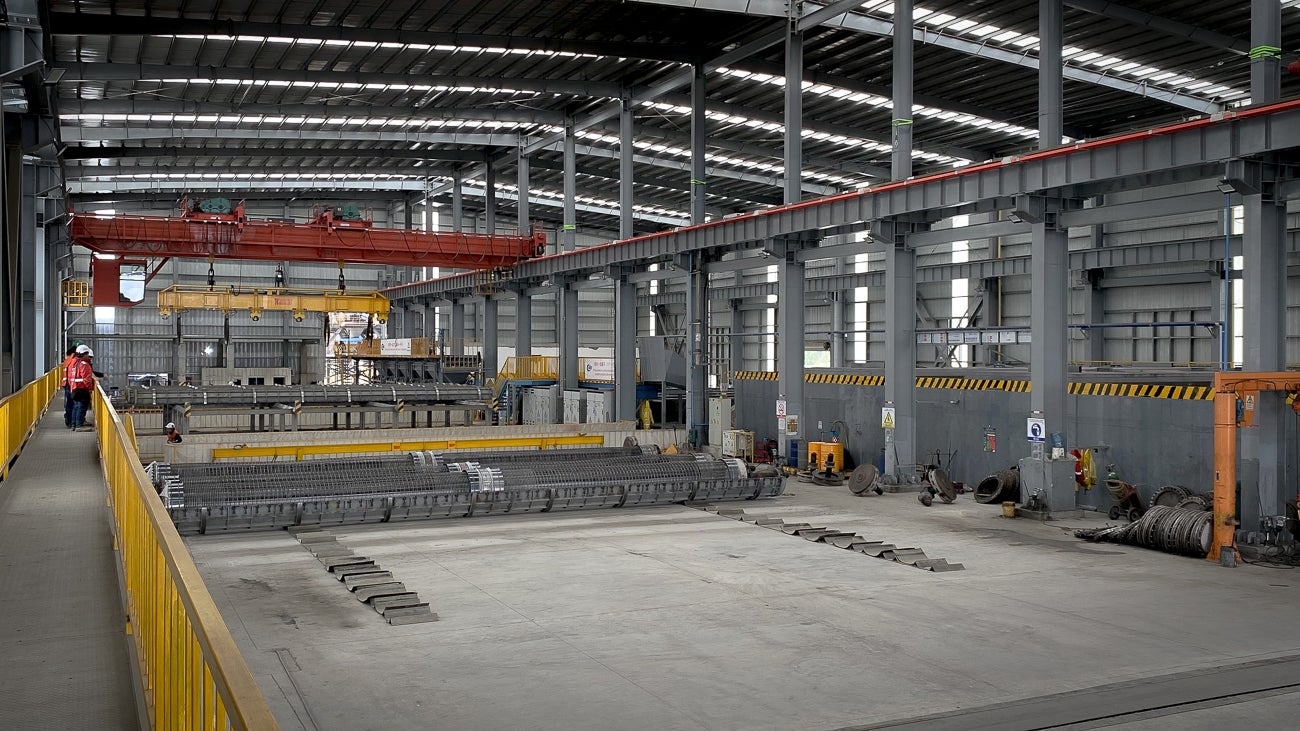 Patio taller primera línea del Metro de Bogotá