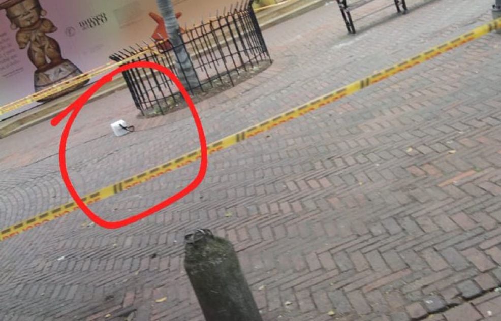 Paquete sospechoso en el centro de Bogotá | Agosto 2024