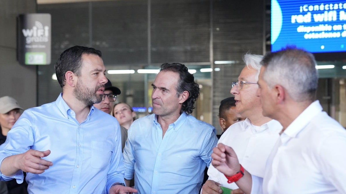 alcalde de Bogotá visitó el Metro de Medellín