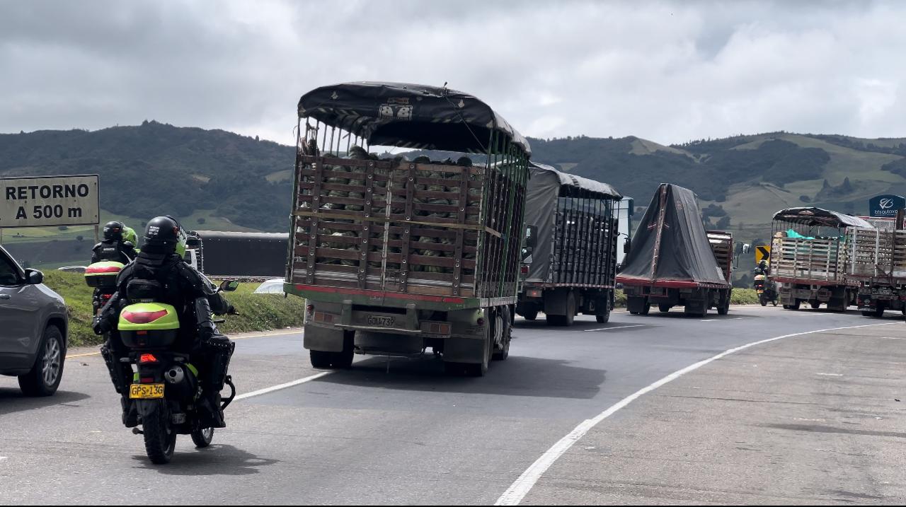 Alto del Moral en la Vía Tunja - Bogotá