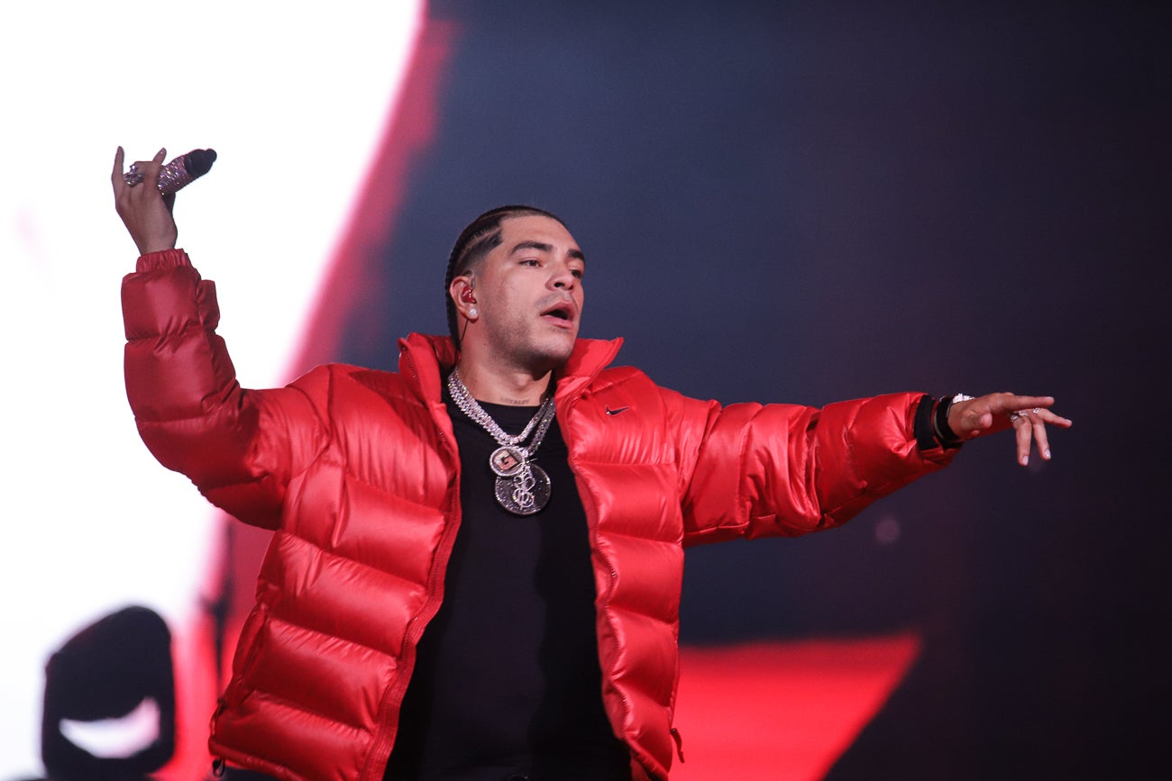 Ryan Castro en concierto en el Movistar Arena