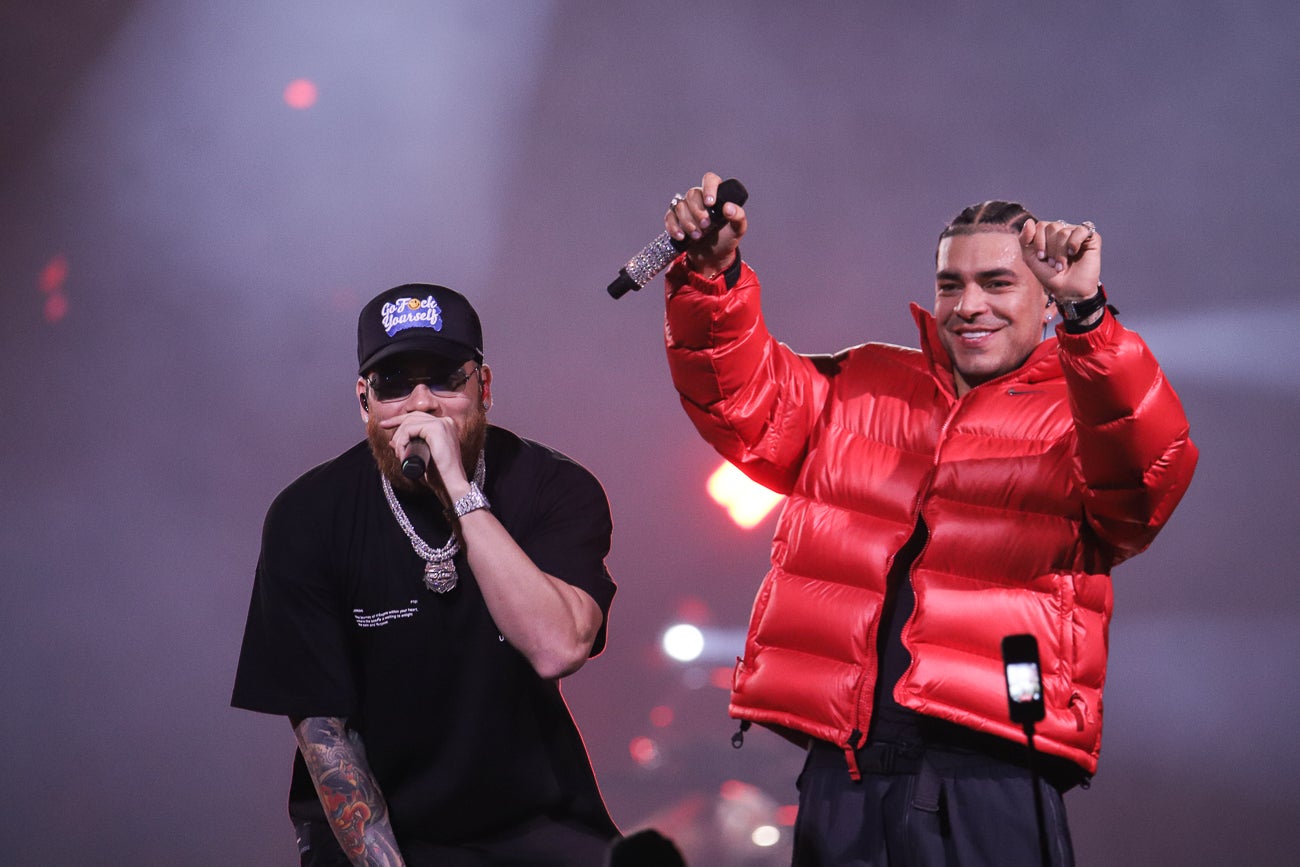 Ryan Castro en concierto en el Movistar Arena