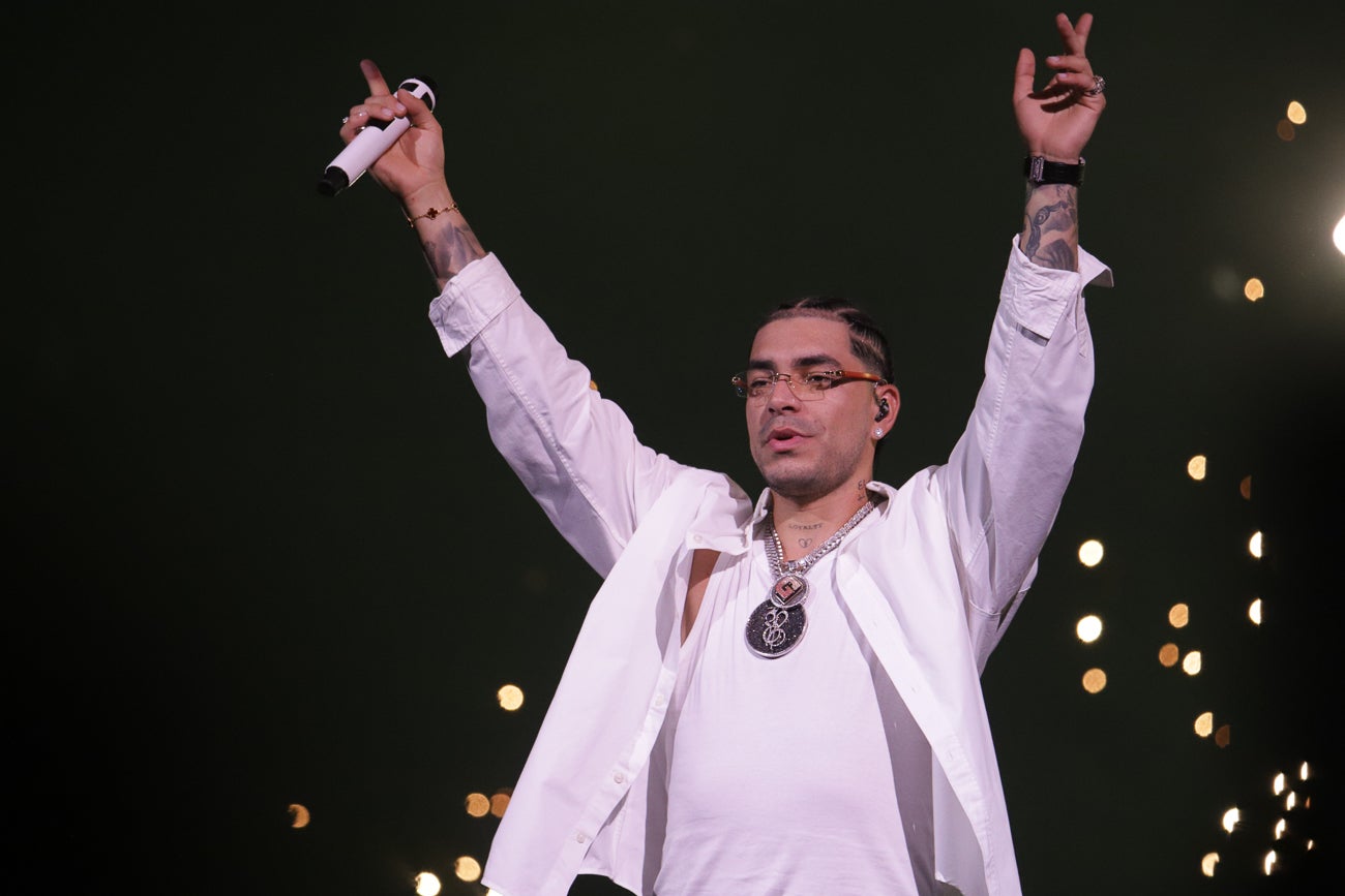 Ryan Castro en concierto en el Movistar Arena