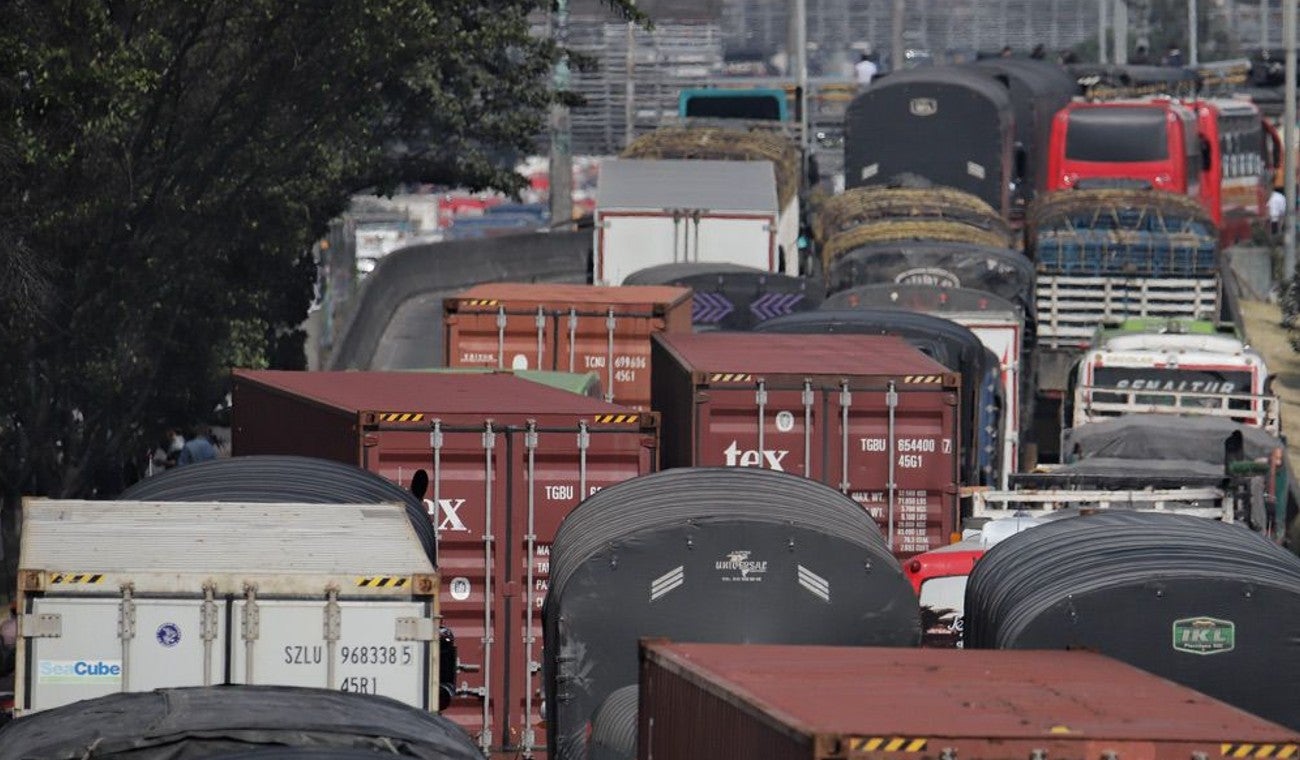 Paro de Camioneros Bogotá