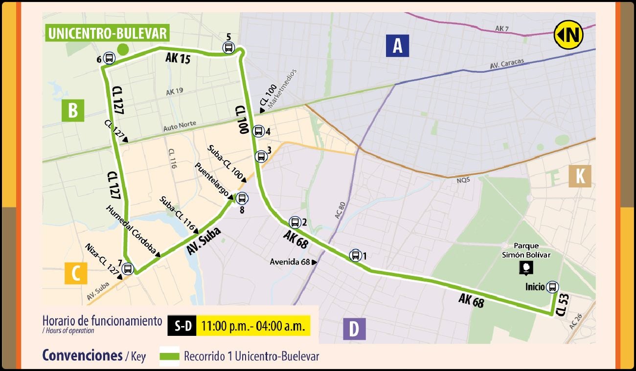 Ruta Unicentro-Bulevar