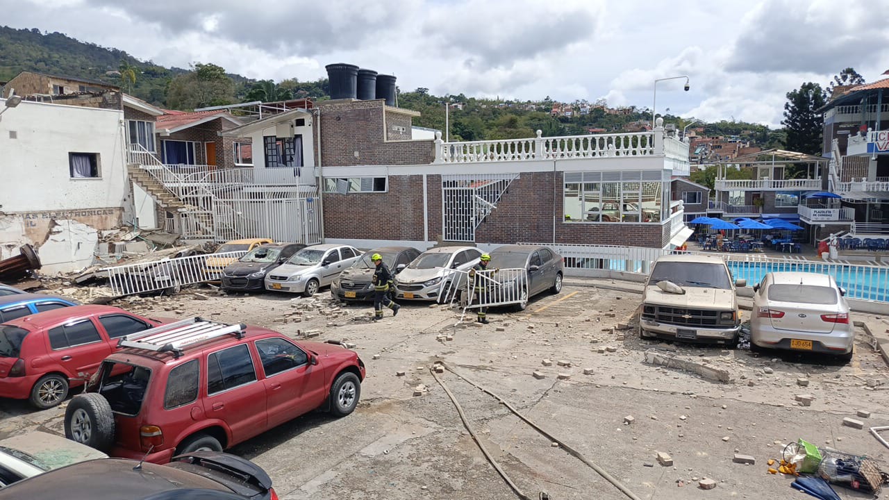 Explosión centro vacacional en Mesitas del Colegio