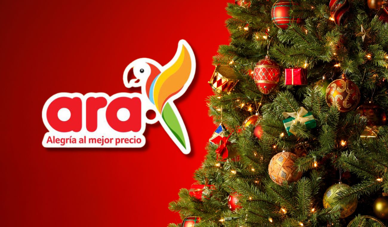 Ara vende árbol de Navidad
