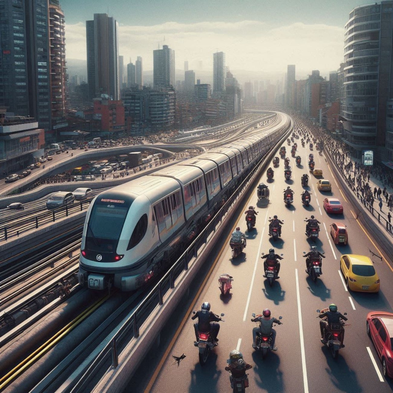 Bogotá en 50 años, según la IA