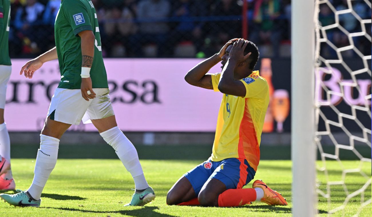 Colombia perdió ante Bolivia