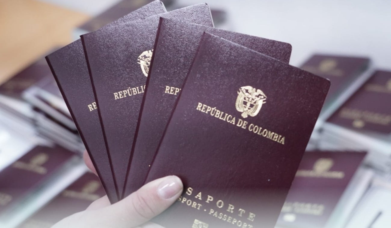 Pasaportes colombianos
