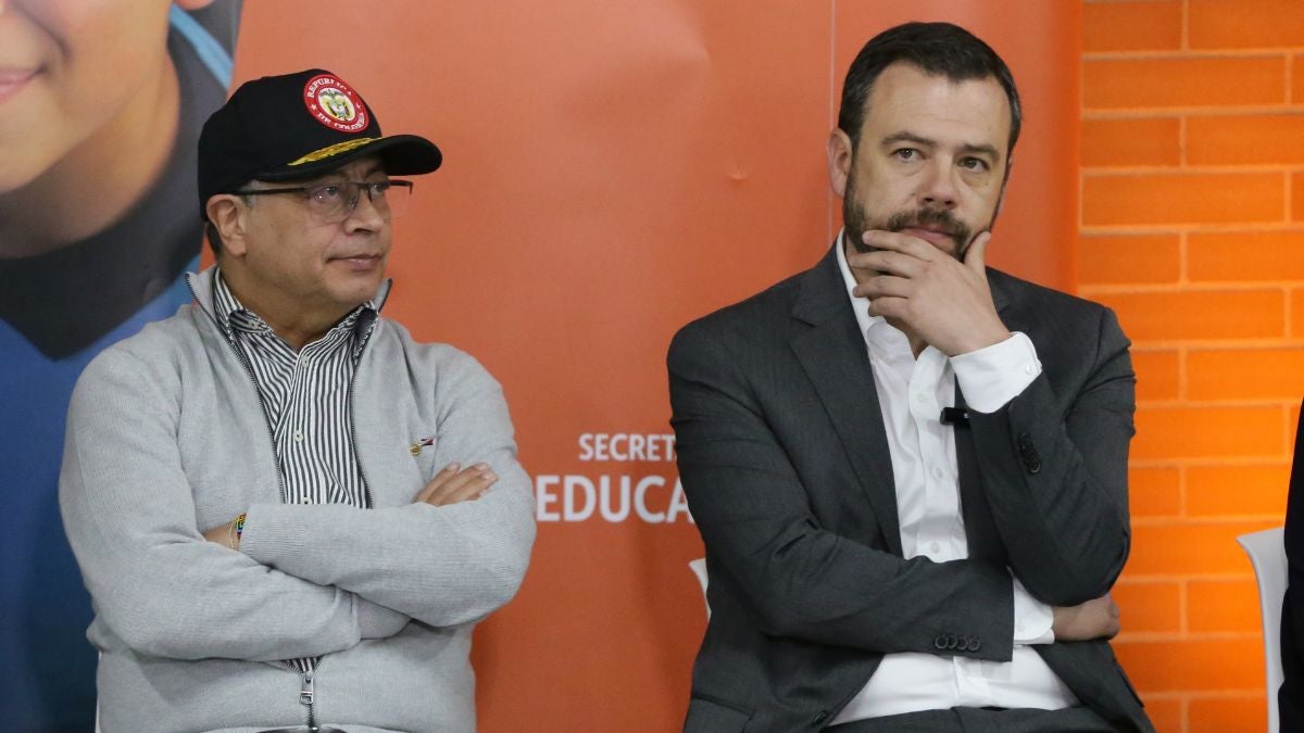 Presidente Gustavo Petro | Alcalde de Bogotá, Carlos Fernando Galán | Bogotá | Abril 2024