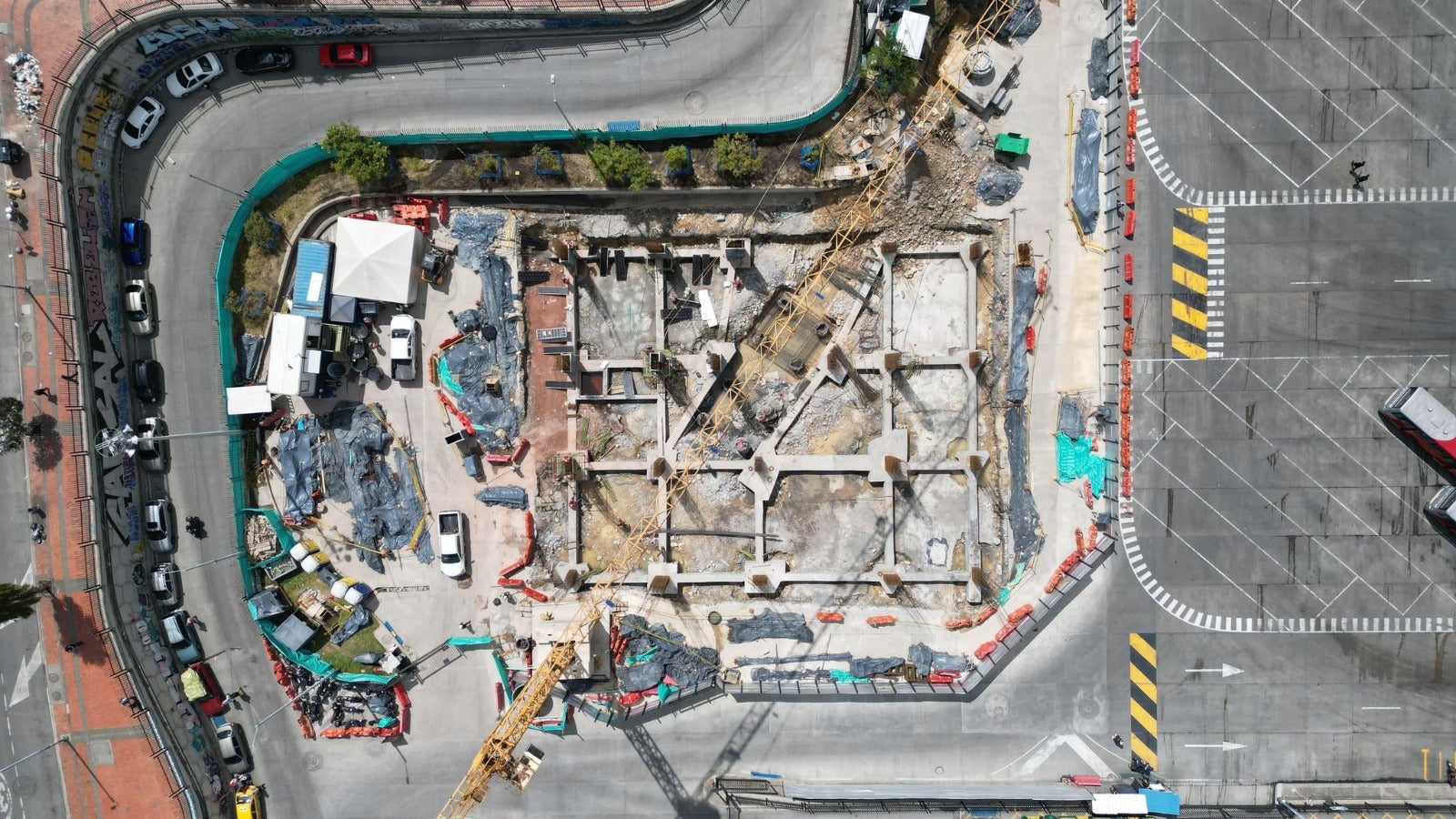 Obras en el TransMiCable San Cristóbal.