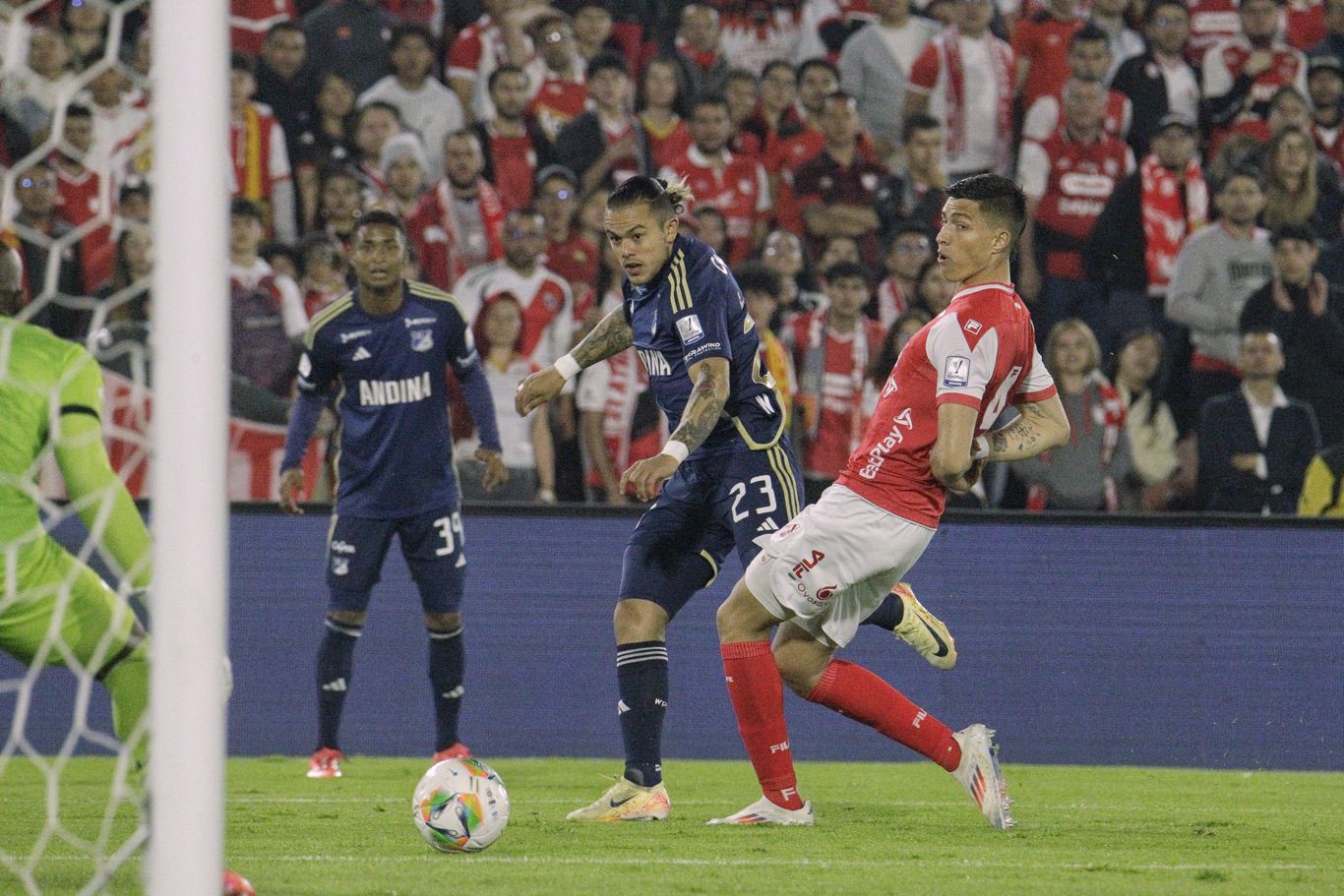 Santa Fe vs Millonarios, cuadrangulares Liga Betplay 2024-2