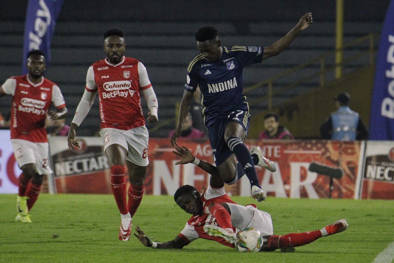 Santa Fe vs Millonarios, cuadrangulares Liga Betplay 2024-2