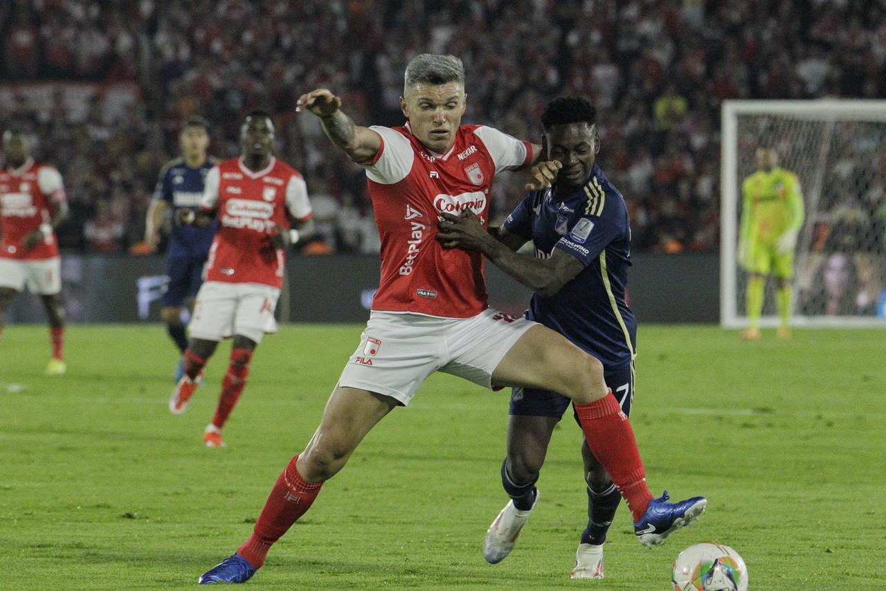 Santa Fe vs Millonarios, cuadrangulares Liga Betplay 2024-2