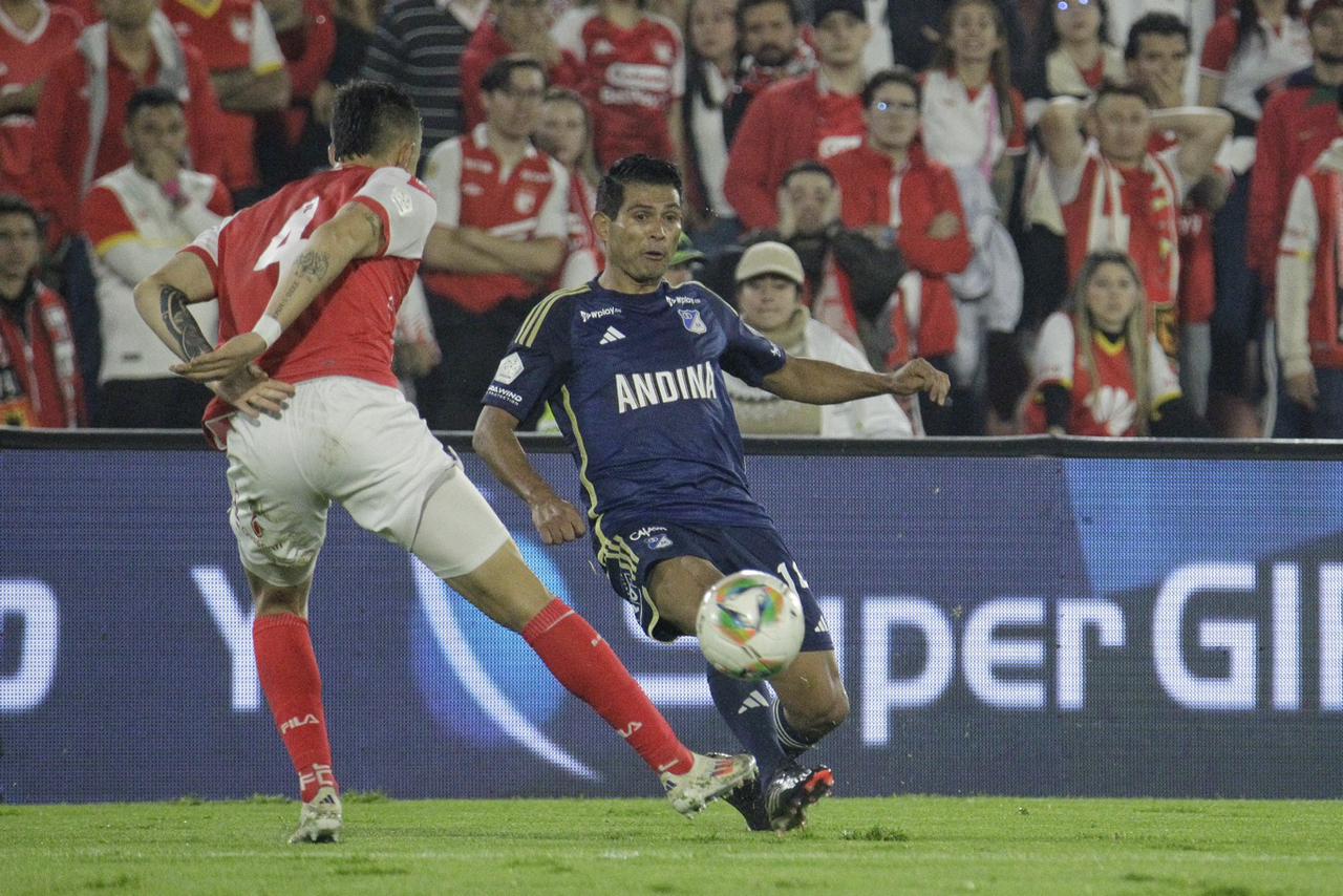 Santa Fe vs Millonarios, cuadrangulares Liga Betplay 2024-2