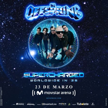 The Offspring regresa a Colombia el 23 de marzo de 2025.
