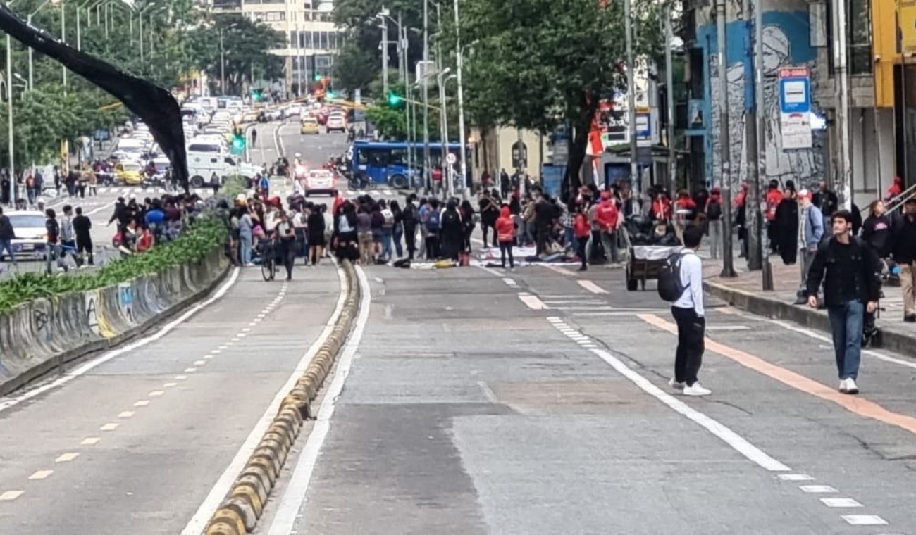 Manifestaciones en la Carrera 7