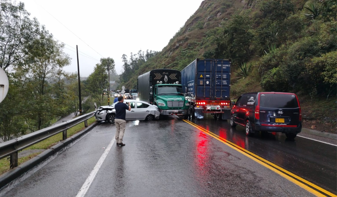 Accidente en carretera