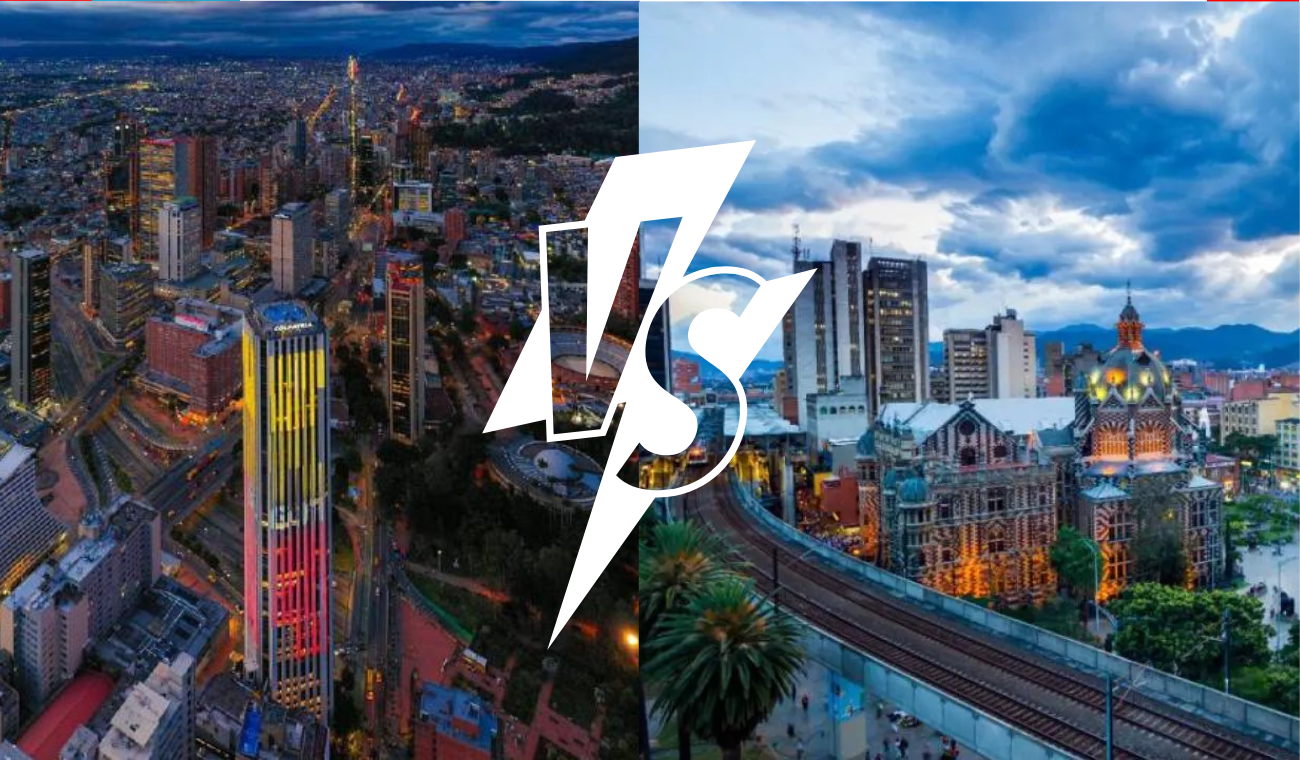 Bogotá vs Medellín