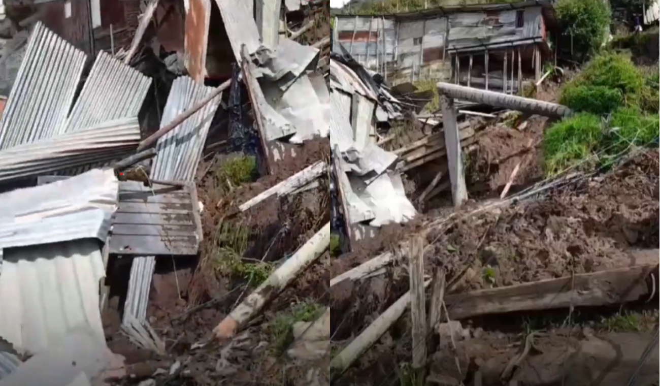 Derrumbe en Soacha