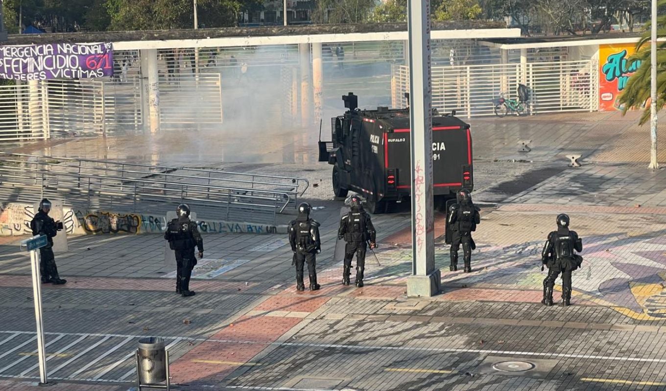 Protestas en la Nacional