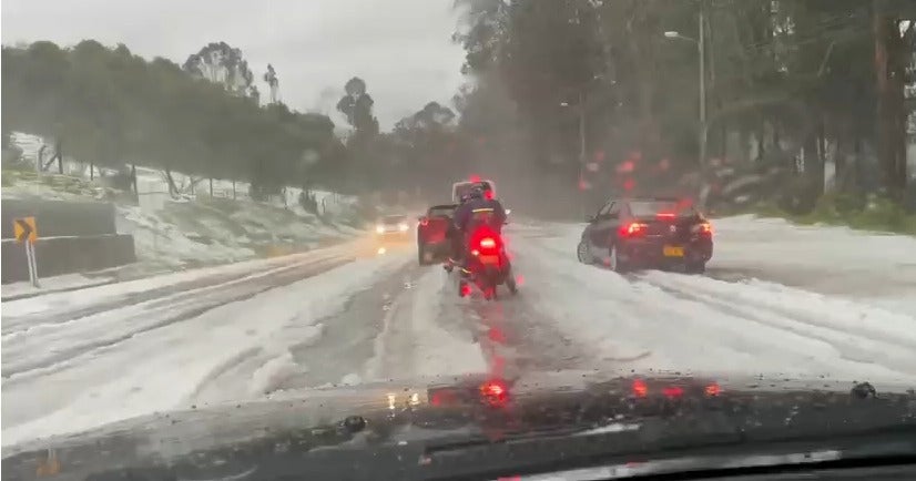 Granizada en la Calera Cundinamarca