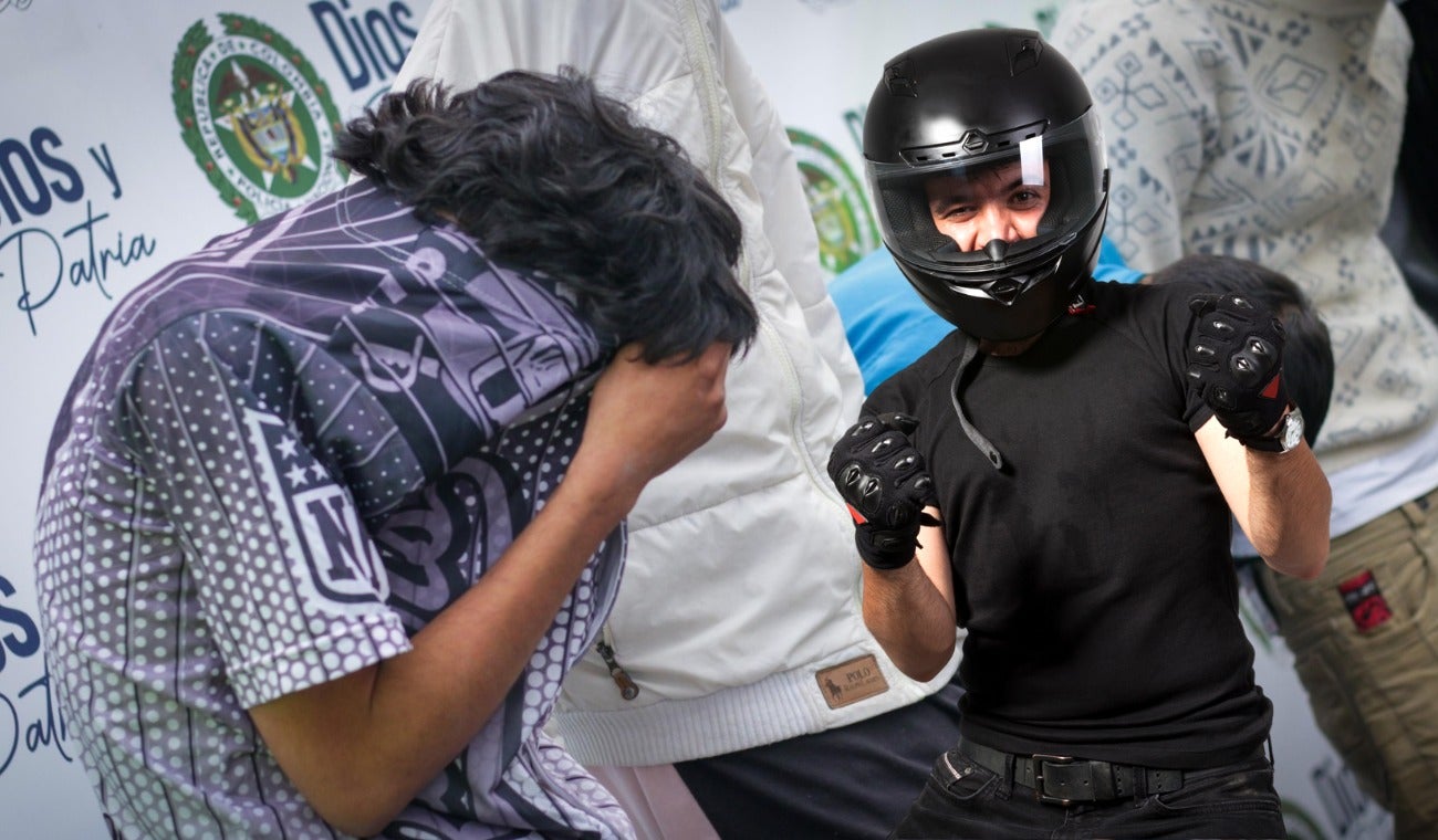 Policía captura a los ladrones de motos más buscados de Bogotá