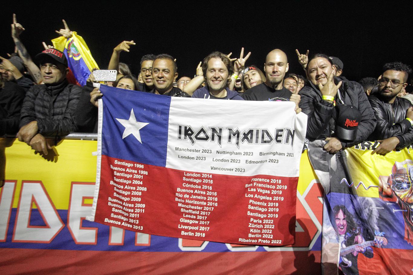 En imágenes: Así se vivió el esperado concierto de Iron Maiden en Bogotá