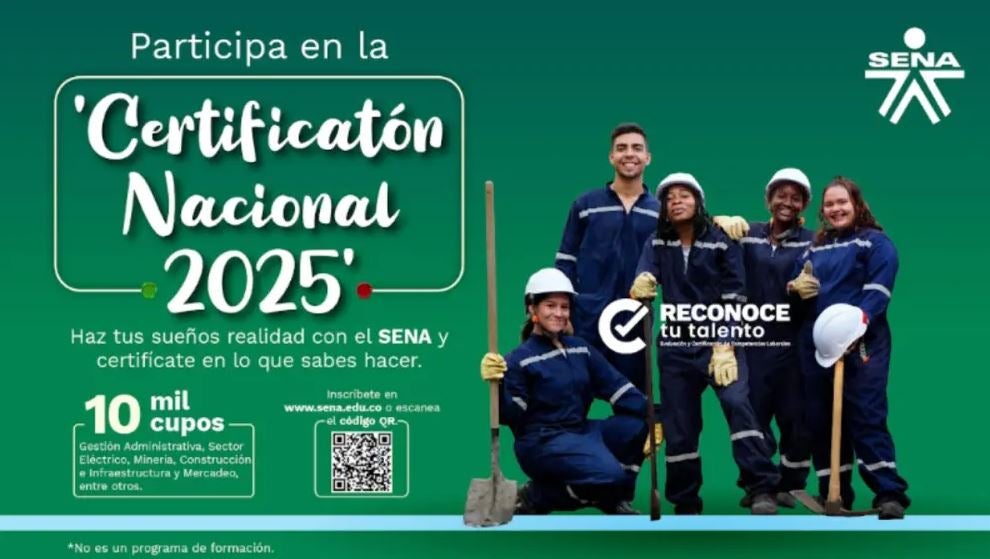 Certificados del SENA.