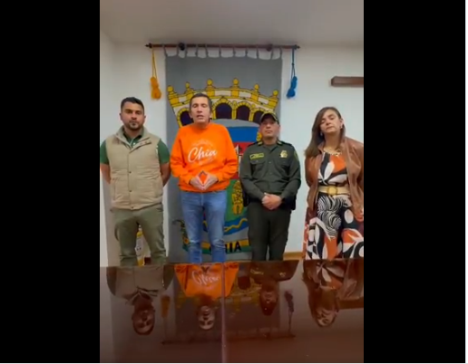 Anuncio de recompensa por responsables de asalto en Chía