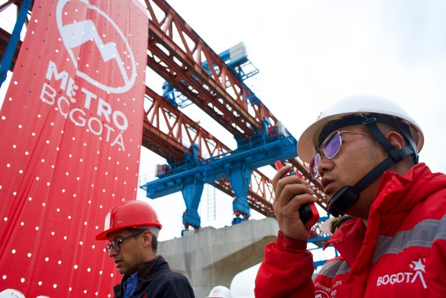 Obras del Metro de Bogotá