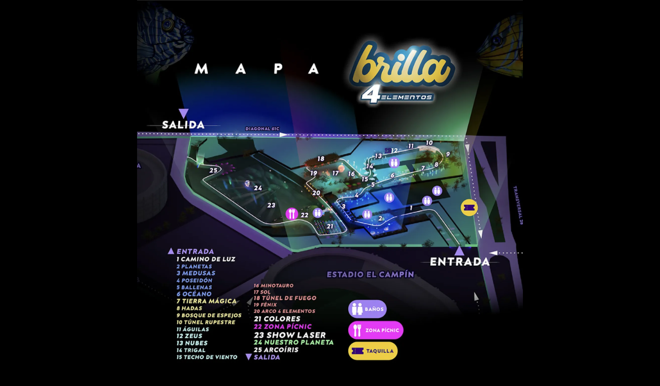 Recorrido Festival Brilla