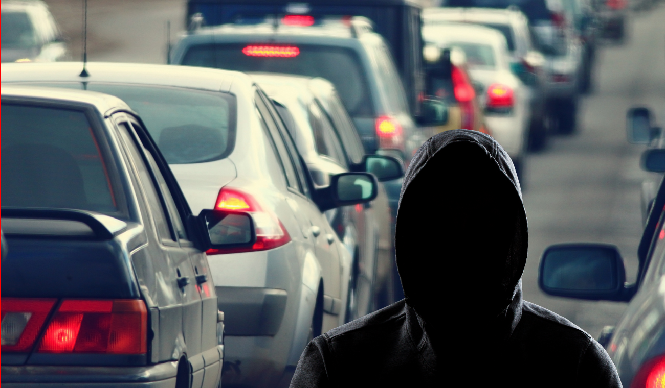 Ladrón en un trancón