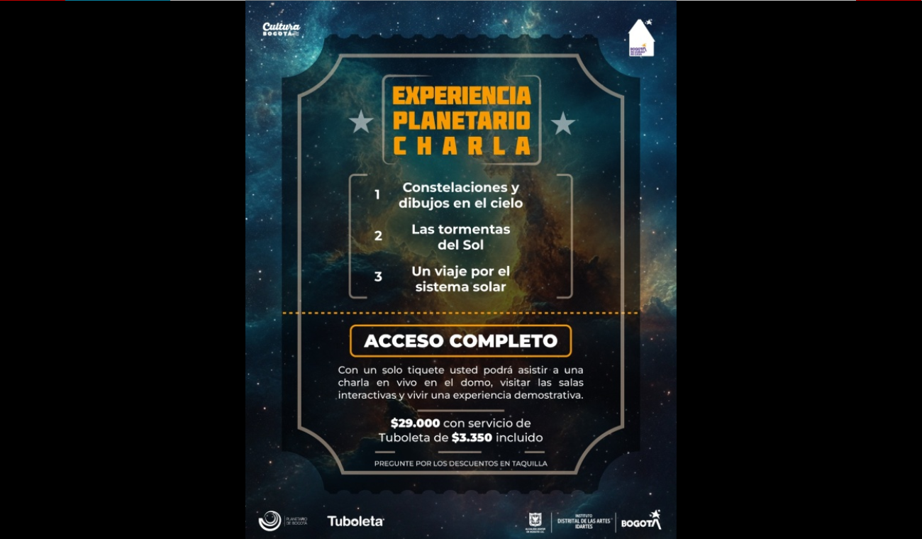 Experiencia Planetario Charlas