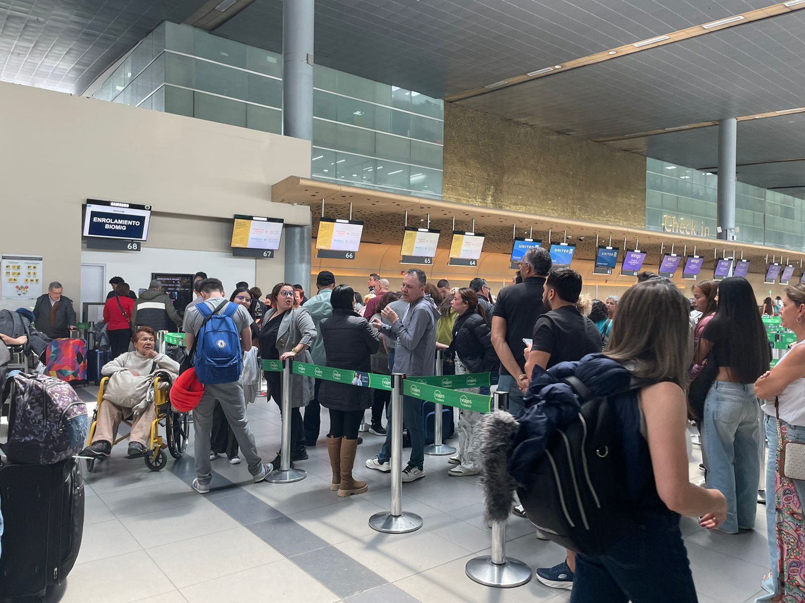 Salidas internacionales en Aeropuerto El Dorado
