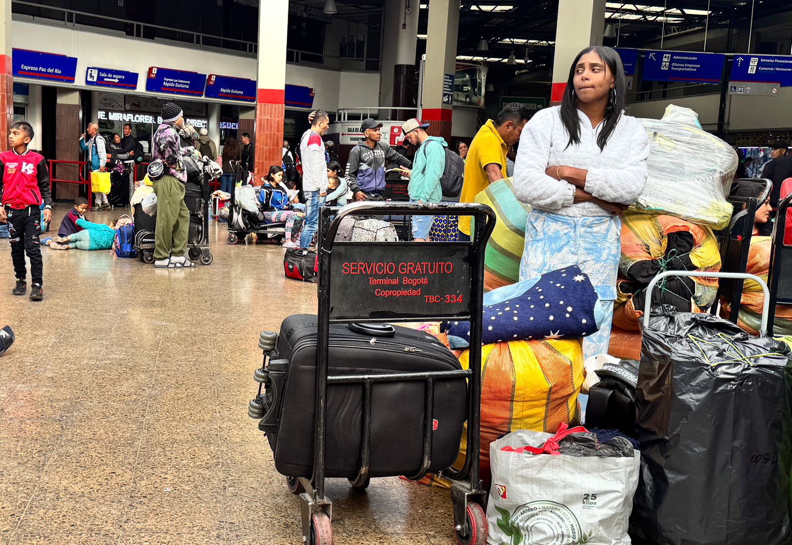 Terminal Salitre de Bogotá, Diciembre