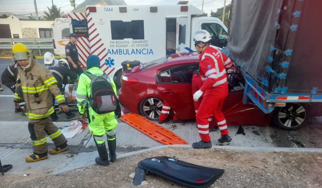 Accidente mortal en carretera de Colombia